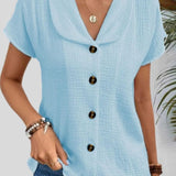 Blusa de manga corta