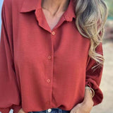 Blusa larga con botones