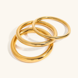 Brazalete Lina en Oro Liso