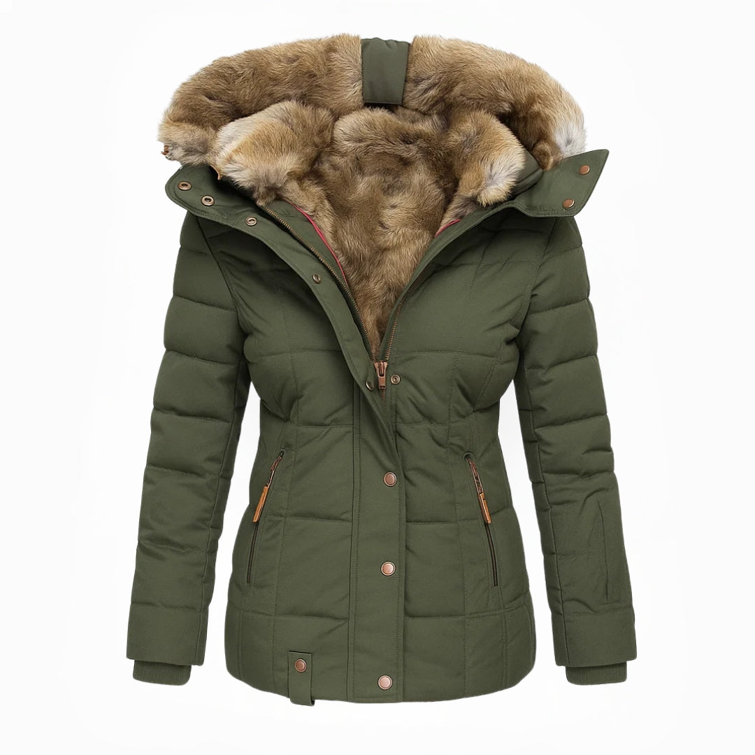 Anna™ | Abrigo de invierno cálido con forro de piel