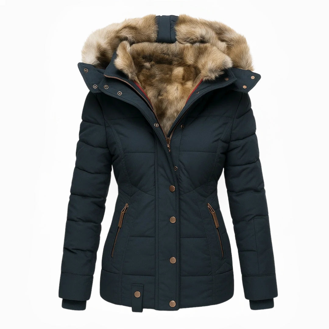 Anna™ | Abrigo de invierno cálido con forro de piel