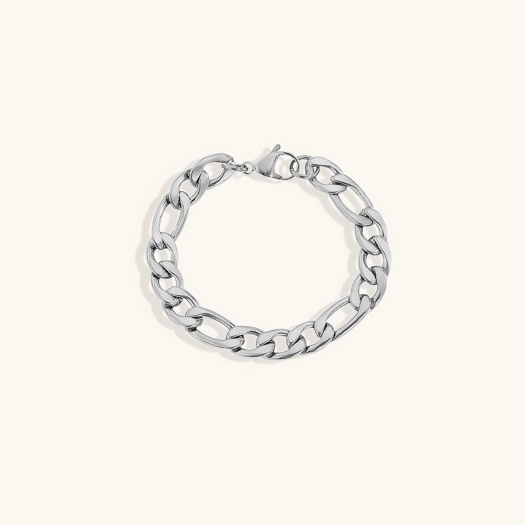 Pulsera Saturno de Cadena Dorada