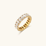 Anillo Antoinette con Simulante de Diamante en Oro