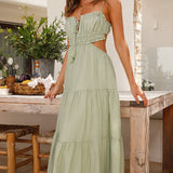 Ada - Vestido midi de tirantes