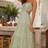 Ada - Vestido midi de tirantes