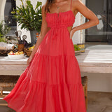 Ada - Vestido midi de tirantes