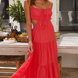 Ada - Vestido midi de tirantes