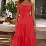 Ada - Vestido midi de tirantes