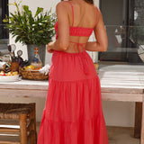 Ada - Vestido midi de tirantes