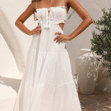 Ada - Vestido midi de tirantes