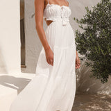 Ada - Vestido midi de tirantes