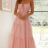 Ada - Vestido midi de tirantes