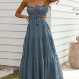 Ada - Vestido midi de tirantes