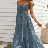 Ada - Vestido midi de tirantes