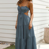 Ada - Vestido midi de tirantes