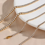 Collar Tennis Wisteria con Diamantes