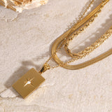 Collar Raphaela en Capas de Oro