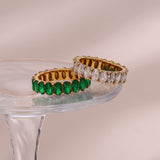 Anillo Antoinette con Simulante de Diamante en Oro