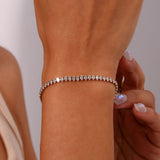 Pulsera Wisteria tipo Tennis con Diamantes