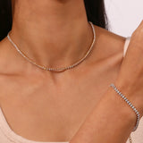 Collar Tennis Wisteria con Diamantes