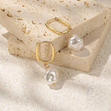 Pendientes Denise de Perla de Agua Dulce