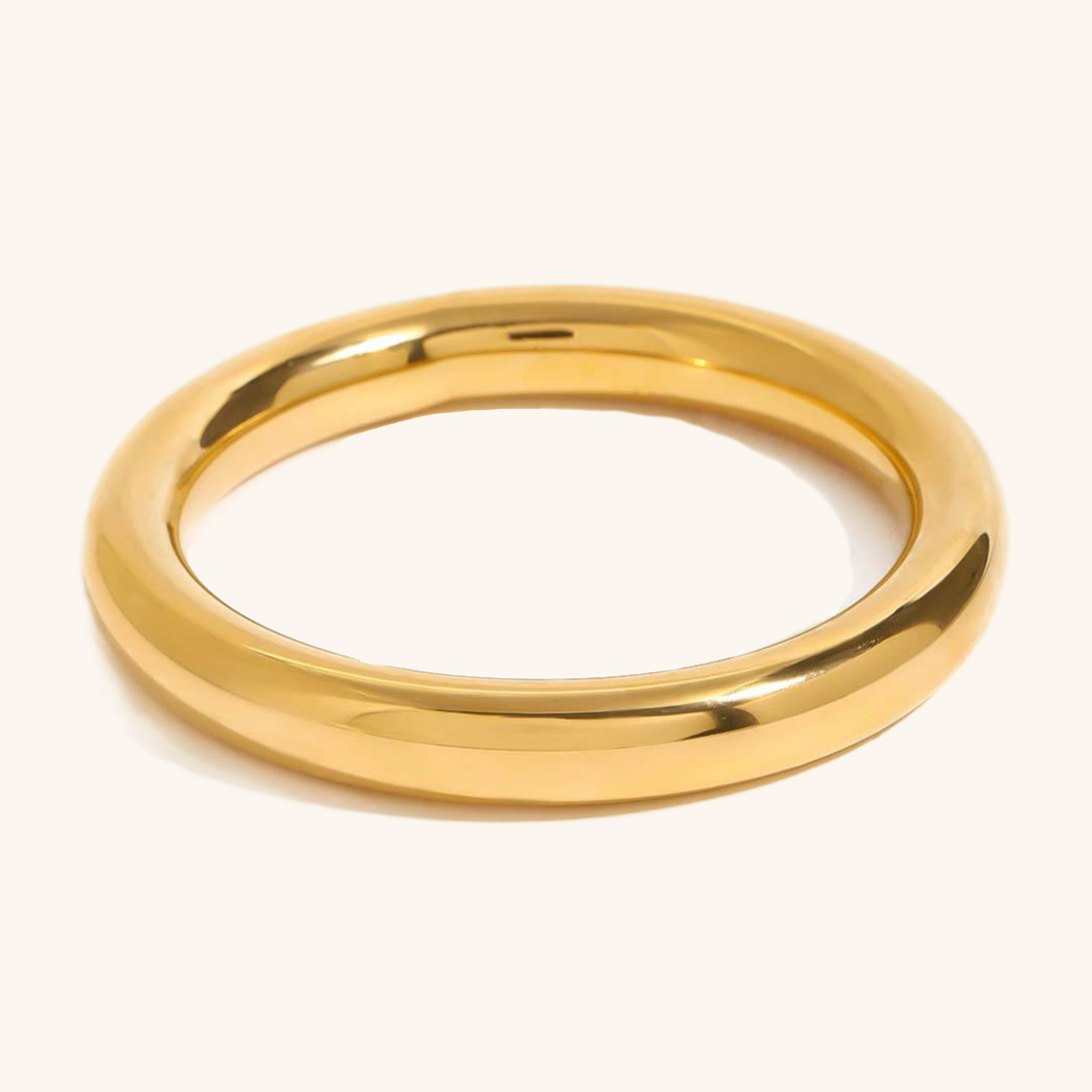 Brazalete Lina en Oro Liso