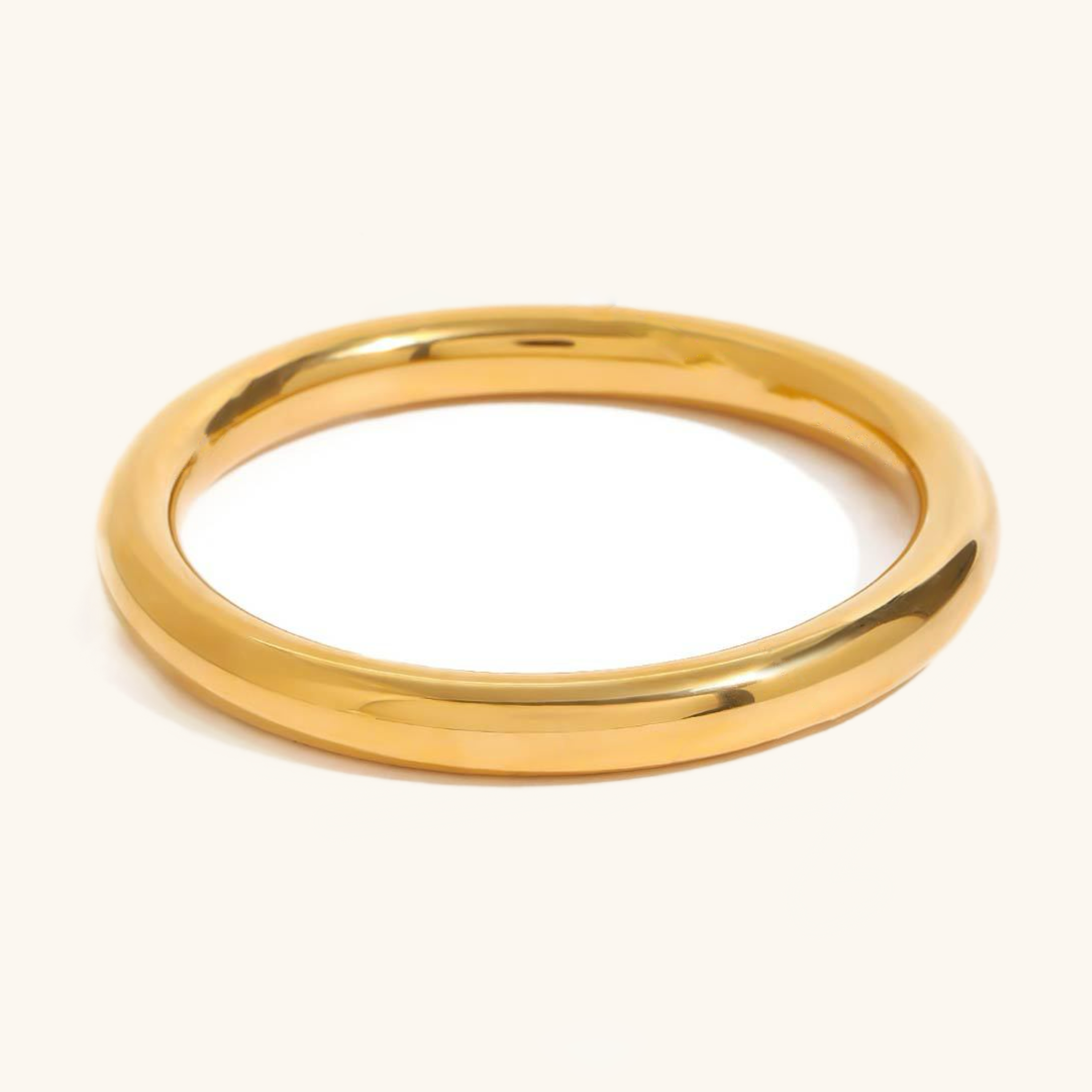 Brazalete Lina en Oro Liso