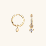 Aros Reversibles Blake con Diamantes