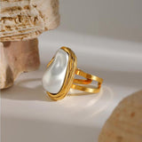 Anillo Charis de Perla en Oro