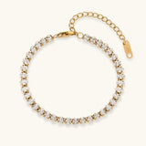 Pulsera Wisteria tipo Tennis con Diamantes