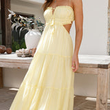 Ada - Vestido midi de tirantes