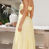 Ada - Vestido midi de tirantes