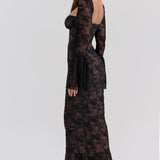 Allegra | Vestido largo de encaje